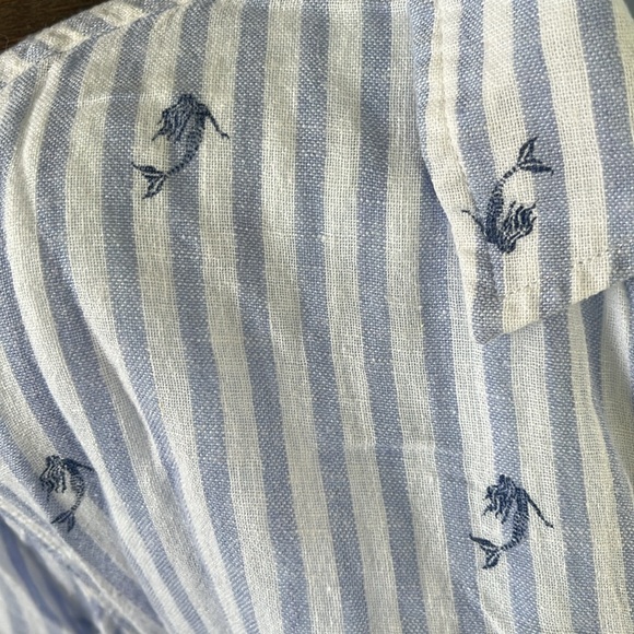 Rails Linen Charli Mermaid Button Down Top - Picture 3 of 14
